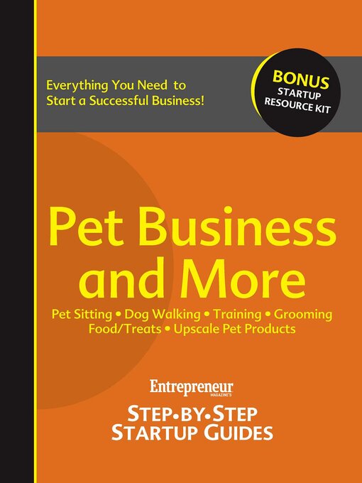 Cover image for Pet Business and More